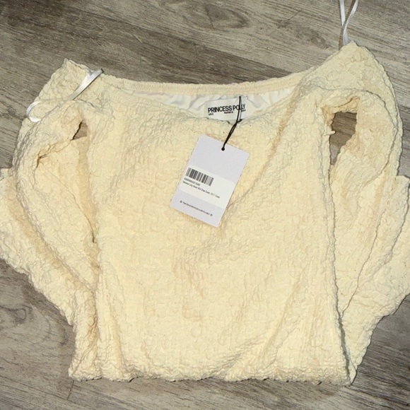 Princess Polly Vancesca Long Sleeve Mini Dress Cream - Picture 4 of 5